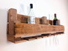 Kitchen wall unit rack for glasses and bottles BAR type length 80/100/120 cm MADE TO MEASURE