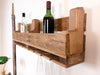 Kitchen wall unit rack for glasses and bottles BAR type length 80/100/120 cm MADE TO MEASURE