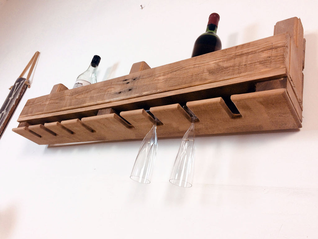 Kitchen wall unit rack for glasses and bottles BAR type length 80/100/120 cm MADE TO MEASURE