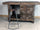 Sgabello alto H. 60/70 cm stile INDUSTRIAL colore NOCE/FLATTING PERSONALIZZABILE E SU MISURA