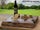 ELM wood food grade cutting board 40x45x5cm hollow handles CUSTOMIZABLE WITH NAME AND BRAND