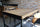Tavolo da cucina con due allunghe in stile INDUSTRIAL in legno massello e gambe in ferro tubolare 150/190/230x90xh80 cm