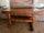 Tavolo alto consolle in legno massello da riciclo - TELAIO VERO BANCO DA FALEGNAME - dimensioni 160x65xh88 cm