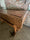 Tavolo alto consolle in legno massello da riciclo - TELAIO VERO BANCO DA FALEGNAME - dimensioni 160x65xh88 cm