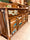 Mobile Credenza soggiorno sala da pranzo stile COUNTRY legno massello colorato stracciato 160x60xh90 cm