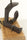 Abat Jour Lampada da tavolo stile INDUSTRIAL base in legno e incudine da Calzolaio con paralume 28x29xh40cm NOSTRA PRODUZIONE