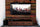 Low living room furniture INDUSTRIAL style TV stand in solid wood 4 drawers and open compartment 180X45h60 cm