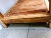 Tavolo rialzato isola cucina Consolle stile COUNTRY legno massello con ripiano a giorno misure 150x90xh100 cm