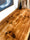 Tavolo rialzato isola cucina Consolle stile COUNTRY legno massello con ripiano a giorno misure 150x90xh100 cm