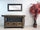Bathroom cabinet in JOINER'S BENCH / INDUSTRIAL style solid wood with provision for large rectangular sink 156x58xh90 cm