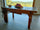 Solid wood BANCO FALEGNAME / INDUSTRIAL style kitchen and dining table with drawer and wooden vice 160x80x80 cm