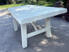 RUSTIC style kitchen and living room table white SHABBY solid rustic fir wood 210x80h80 cm