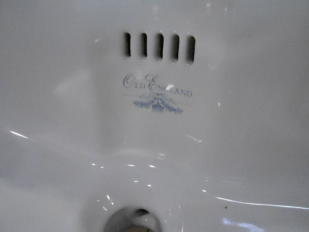 Mobile bagno in legno massello in stile e predisposto per lavabo ad incasso all'Inglese 80x55xh80 cm