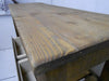 Tavolo alto Consolle ingresso disimpegno stile COUNTRY legno massello con cassettoni 140x50xh90 cm