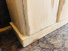 Mobile bagno in stile CLASSICO in bianco SHABBY legno massello quattro ante e un cassetto predisposizione lavandino ad incasso misure 130x35xh80 cm