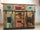 Mobile Credenza Madia soggiorno stile INDUSTRIAL legno massello porte scorrevoli e cassetti 140x50xh100 cm