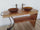 Mobile bagno stile INDUSTRIAL legno massello in abete scortecciato lavabi a vetro e rubinetti inclusi 140x50xh72 cm