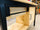 Mobile Bagno per lavabo in stile INDUSTRIAL in legno massello e telaio in ferro predisposizione per lavabo a conca 100x45xh80 cm