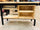 Mobile Bagno per lavabo in stile INDUSTRIAL in legno massello e telaio in ferro predisposizione per lavabo a conca 100x45xh80 cm