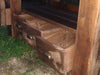 Banco Falegname per arredo isola cucina in stile INDUSTRIAL legno massello quattro cassetti due morse 160x60xh85 cm