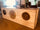 Counter for Pizzeria in MINIMAL / SHABBY style solid wood 220x60xh90 cm CREATION TO ORDER