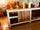 Counter for Pizzeria in MINIMAL / SHABBY style solid wood 220x60xh90 cm CREATION TO ORDER
