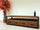 Low living room furniture INDUSTRIAL style TV stand in solid wood 4 drawers and open compartment 180X45h60 cm