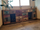 Mobile Credenza Madia soggiorno stile INDUSTRIAL legno massello con cassetti e porte scorrevoli su rotaie 300x50xh90 cm