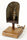 Abat Jour Lampada da tavolo artigianale stile INDUSTRIAL base in legno e SESSOLA + luce Edison 40W 19x21xh48 cm NOSTRA PRODUZIONE
