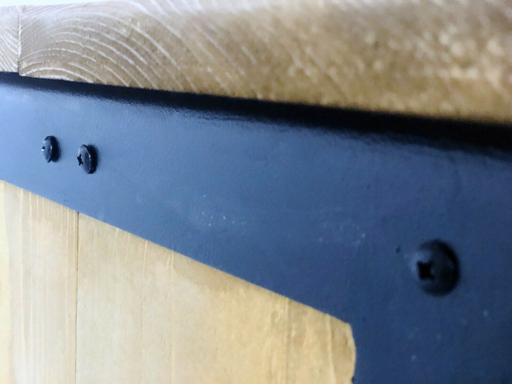 Mobile in stile INDUSTRIAL multiuso per bagno o credenza legno massello e telaio in ferro lavabo pietra opzionale 90x45h80 cm