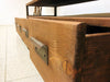 Mobile basso soggiorno salotto porta TV stile INDUSTRIAL legno massello 4 cassetti e vano a giorno 180X45h60 cm (Copia)