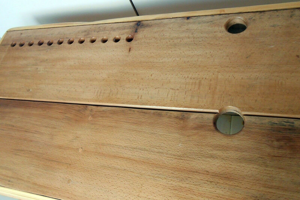 Bathroom furniture furniture style JOINER'S BENCH / INDUSTRIAL solid wood for 1/2 countertop sinks dimensions 180x70xh90 cm