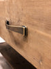 Tavolo rialzato Consolle isola cucina stile misto COUNTRY / SHABBY legno massello cassetti e ripiano a giorno 170x65xh90 cm