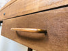 Consolle per arredo isola cucina stile COUNTRY legno massello con un cassetto e vano a giorno 150x70xh80 cm