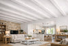 Travi decorative da soffitto in Abete massello – Sezione scatolata da 16×14 cm – L. 1÷5 m – grezzi o rifiniti – 8 colori a scelta