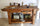 Carpenter's workbench for kitchen living room furniture in INDUSTRIAL style solid wood one drawer and two vices 150x63xh85 cm