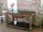 Rustic style kitchen island console table in solid wood with 1 drawer, 150x70xh80 cm