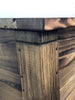 Trunk chest furniture hallway entrance veranda COUNTRY style solid antique ash wood 100x40xh50 cm