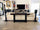 Consolle INDUSTRIAL in ferro e legno antico da riciclo – design artigianale 200×30×H80 cm – stile moderno e rustico
