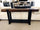 Consolle INDUSTRIAL in ferro e legno antico da riciclo – design artigianale 200×30×H80 cm – stile moderno e rustico