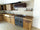 MONACO COUNTRY style corner kitchen in solid wood with fold-down snack table 310-205x65xh88cm