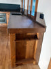 Cucina angolare RUSTICA modello GIOVANNA con cappa aspirate INDUSTRIAL misure 185-365x63xh90cm in legno massello