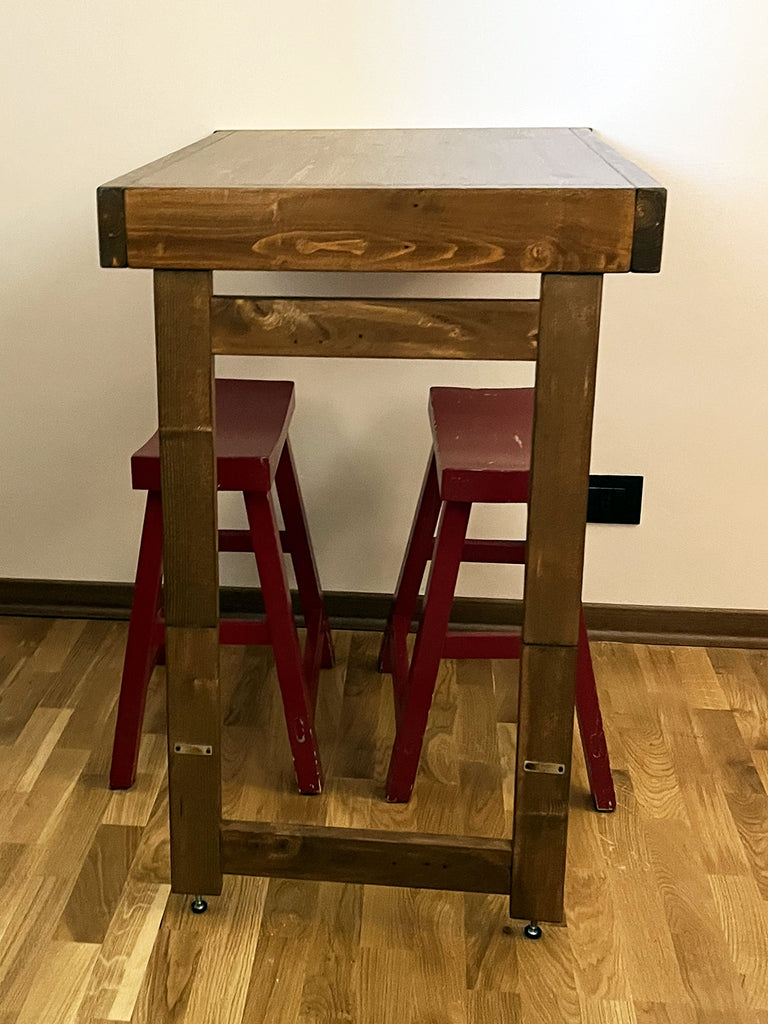 Cucina angolare RUSTICA modello GIOVANNA con cappa aspirate INDUSTRIAL misure 185-365x63xh90cm in legno massello