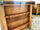 Cucina a ferro di cavallo stile INDUSTRIAL / COUNTRY VISSUTO TUTTO in legno massello predisposizione elettrodomestici 200x200x340 cm