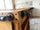 Cucina a ferro di cavallo stile INDUSTRIAL / COUNTRY VISSUTO TUTTO in legno massello predisposizione elettrodomestici 200x200x340 cm