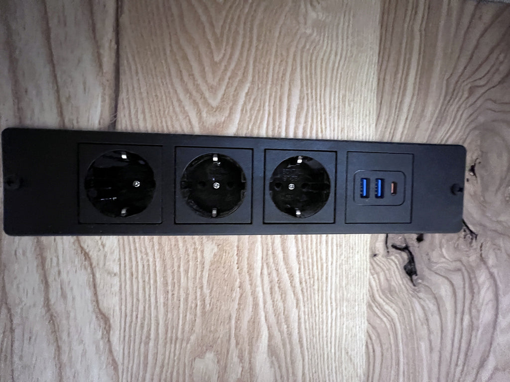 Linear kitchen model Venezia 330cm modern wall + country island 230x220xh95 cm All solid wood customizable to measure