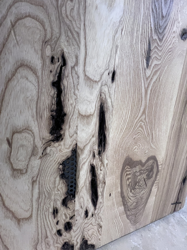 Linear kitchen model Venezia 330cm modern wall + country island 230x220xh95 cm All solid wood customizable to measure