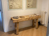 High console table entrance hall living room RUSTICO COUNTRY style solid wood rough finish 150x45xh90 cm