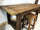 Fixed table kitchen dining room tavern style RUSTIC VISSUTO INVECCHIATO in solid recycled wood 160x85xh78 cm