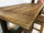 Fixed table kitchen dining room tavern style RUSTIC VISSUTO INVECCHIATO in solid recycled wood 160x85xh78 cm